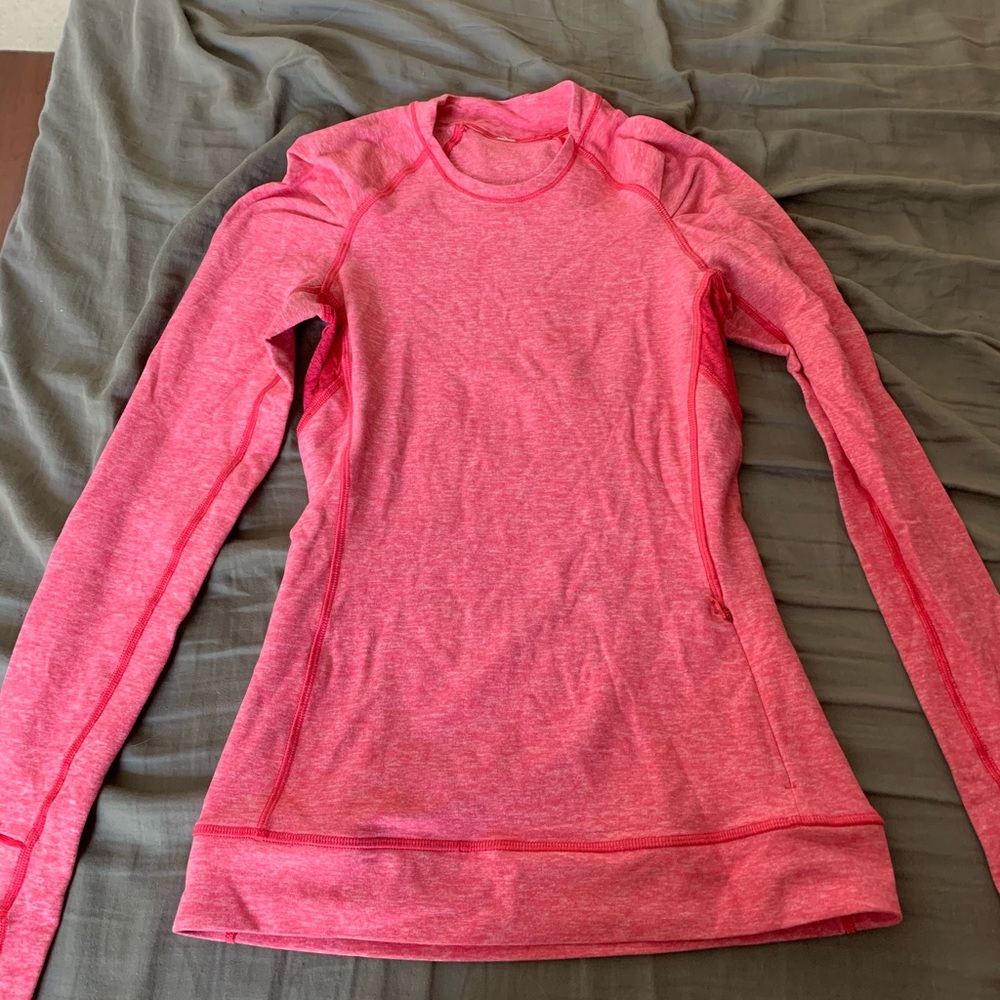 Lululemon long sleeve run top size 4